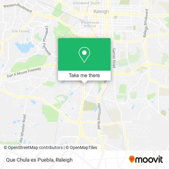 Que Chula es Puebla map