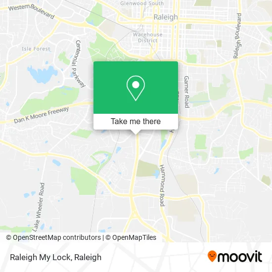 Mapa de Raleigh My Lock