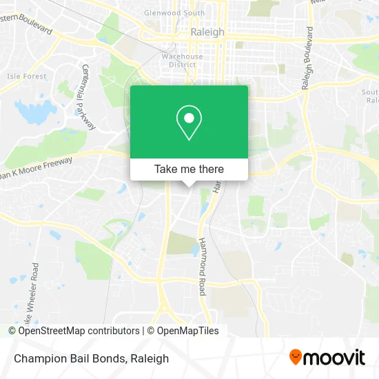 Champion Bail Bonds map