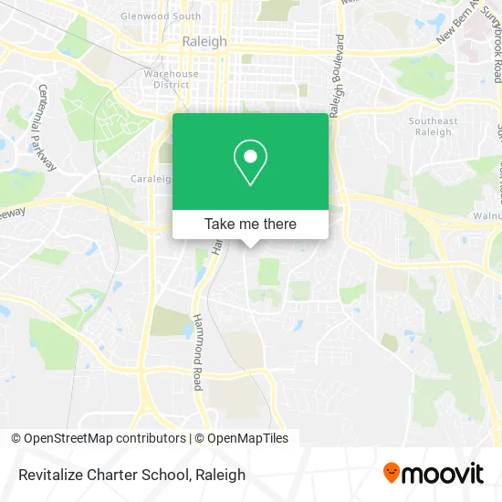 Revitalize Charter School map