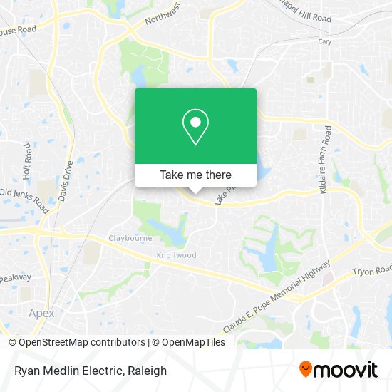 Ryan Medlin Electric map