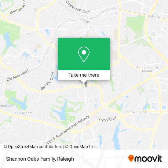 Mapa de Shannon Oaks Family