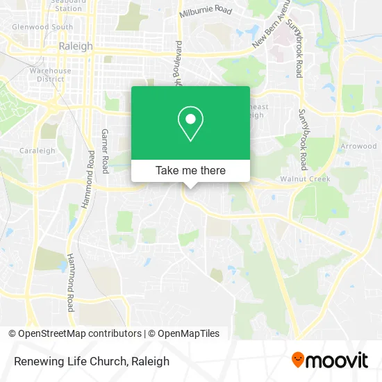 Renewing Life Church map