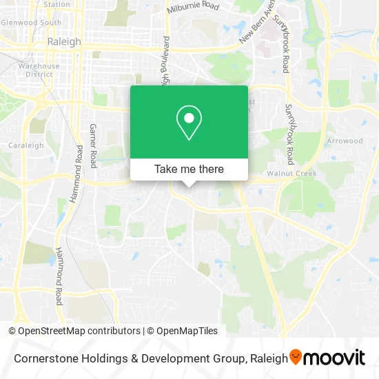 Cornerstone Holdings & Development Group map