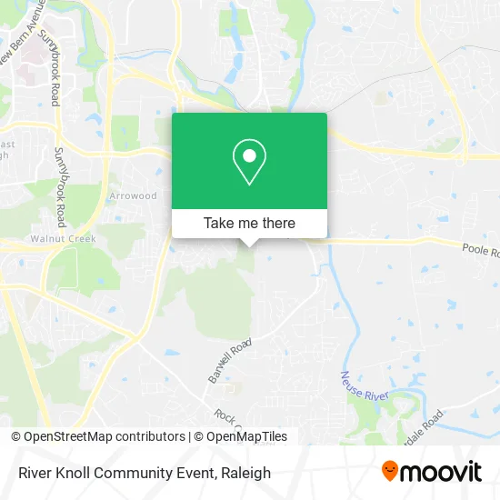 River Knoll Community Event map