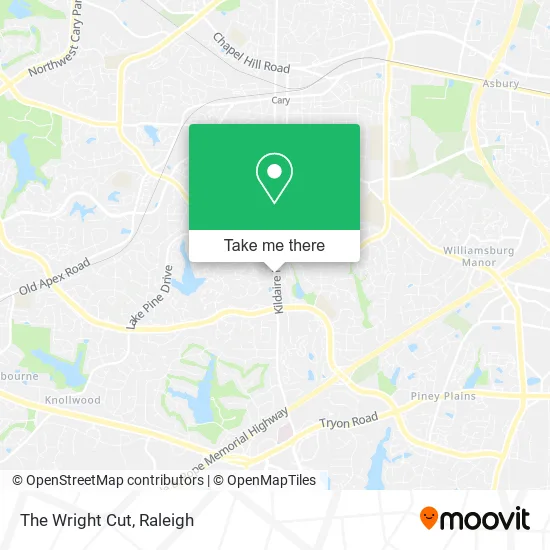 Mapa de The Wright Cut