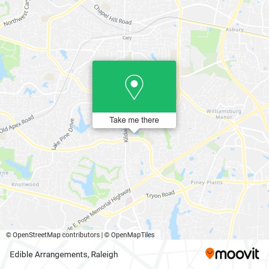 Edible Arrangements map