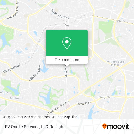 RV Onsite Services, LLC map