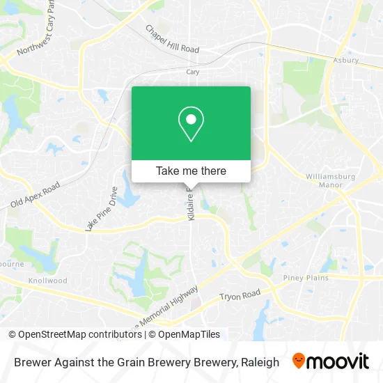 Mapa de Brewer Against the Grain Brewery Brewery