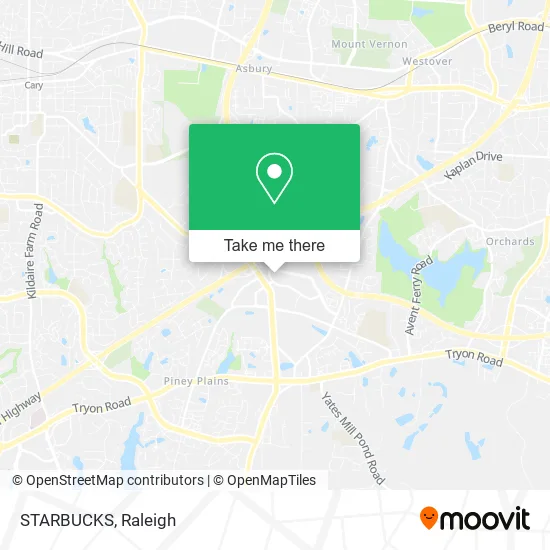 STARBUCKS map