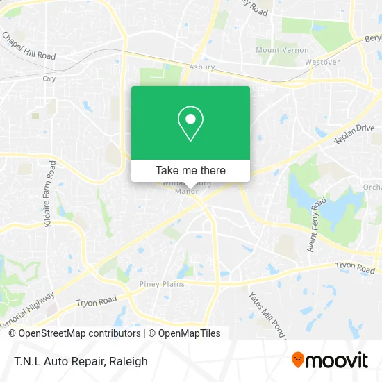 T.N.L Auto Repair map