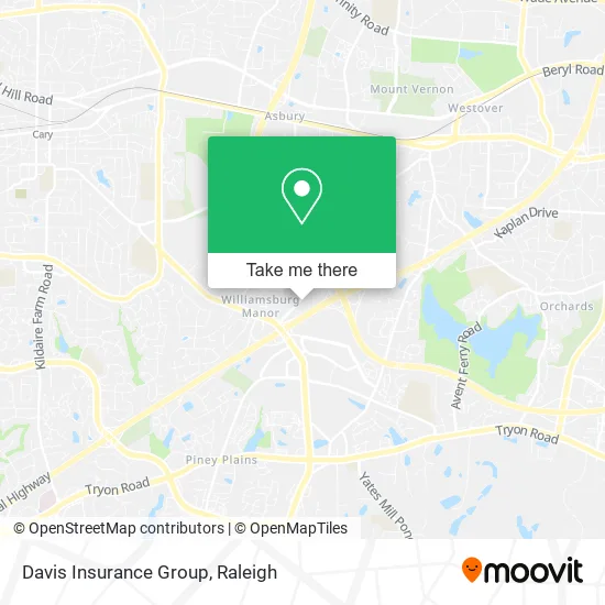 Davis Insurance Group map