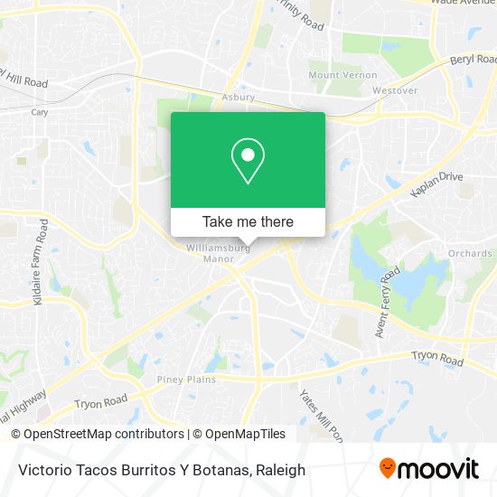 Victorio Tacos Burritos Y Botanas map