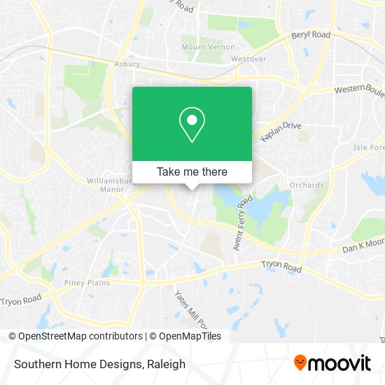 Mapa de Southern Home Designs