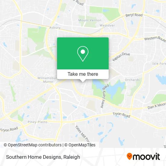 Southern Home Designs map