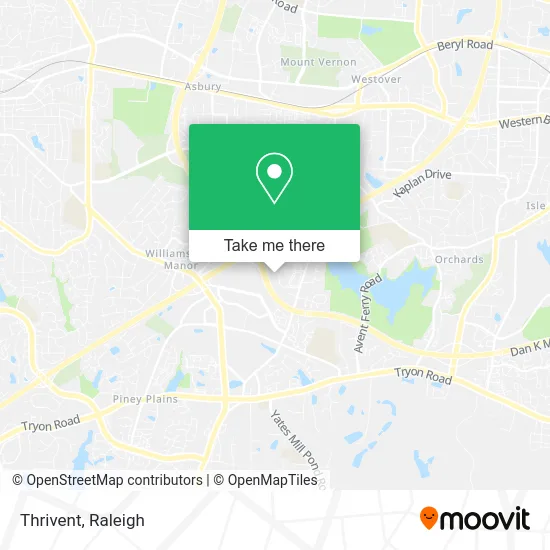 Thrivent map