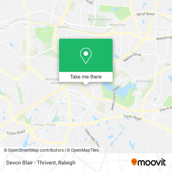 Devon Blair - Thrivent map