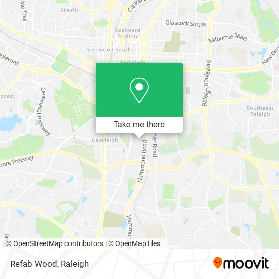Mapa de Refab Wood