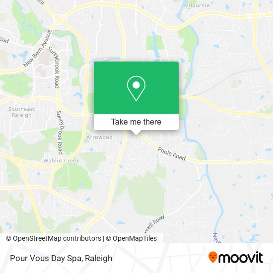 Pour Vous Day Spa map