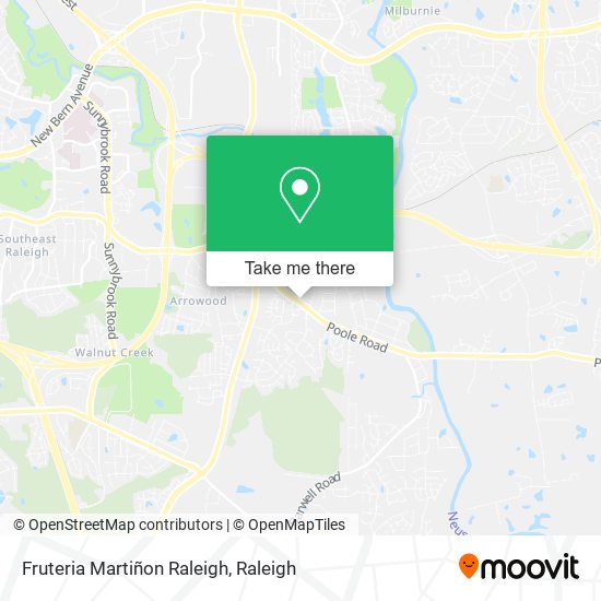 Mapa de Fruteria Martiñon Raleigh