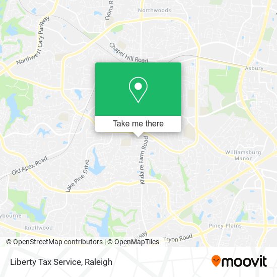 Liberty Tax Service map