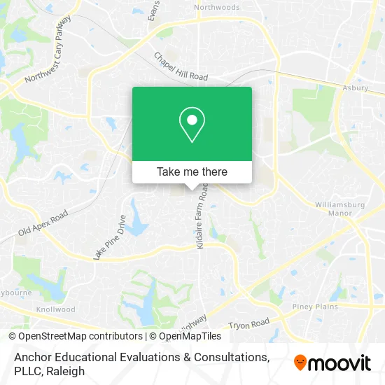 Mapa de Anchor Educational Evaluations & Consultations, PLLC