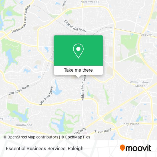 Essential Business Services map