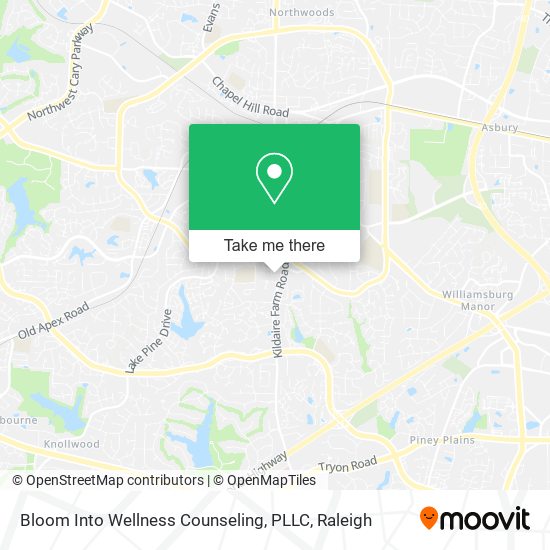 Bloom Into Wellness Counseling, PLLC map