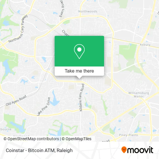 Coinstar - Bitcoin ATM map