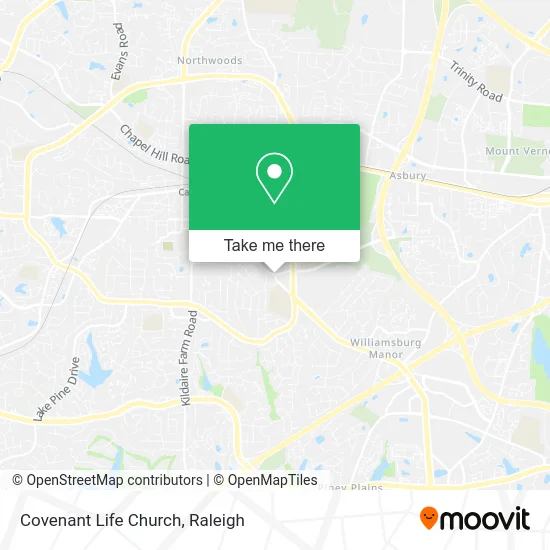 Covenant Life Church map