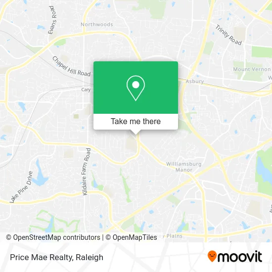 Price Mae Realty map