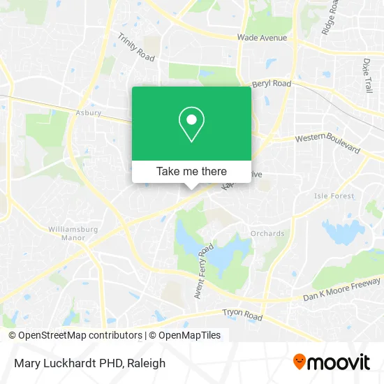 Mary Luckhardt PHD map