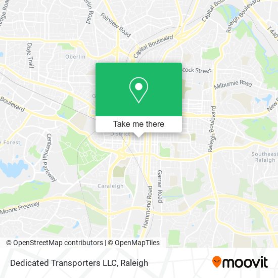 Dedicated Transporters LLC map