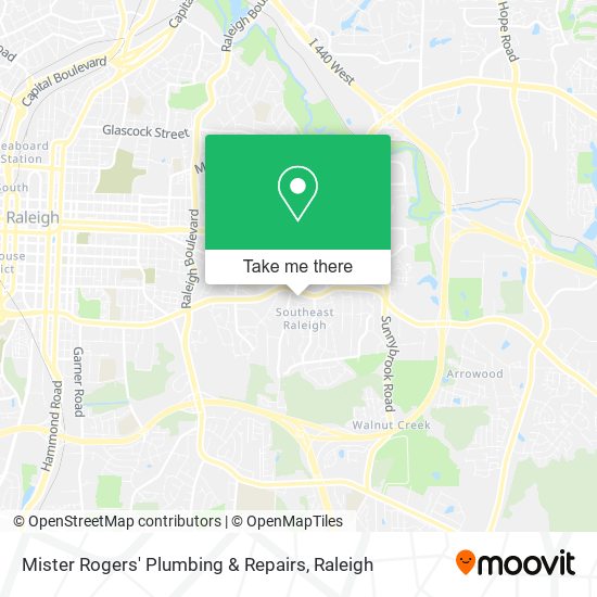 Mister Rogers' Plumbing & Repairs map