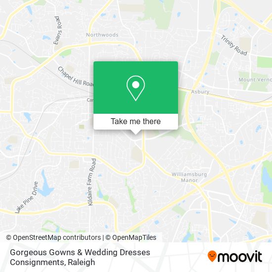 Gorgeous Gowns & Wedding Dresses Consignments map