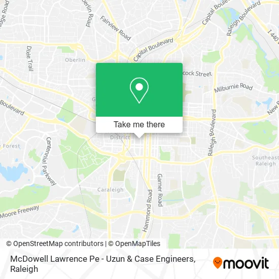 Mapa de McDowell Lawrence Pe - Uzun & Case Engineers