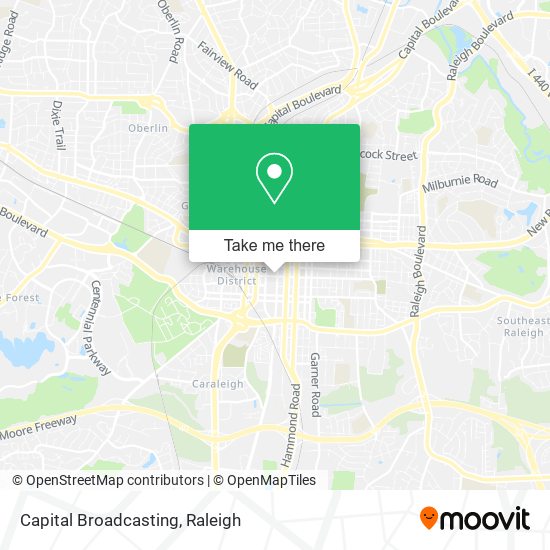 Capital Broadcasting map