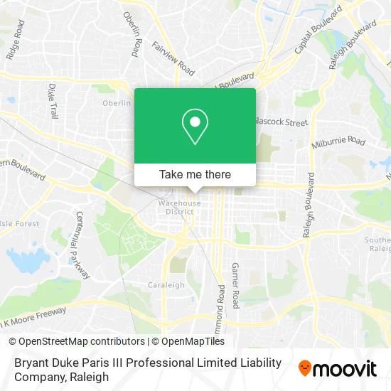 Mapa de Bryant Duke Paris III Professional Limited Liability Company