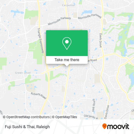 Fuji Sushi & Thai map