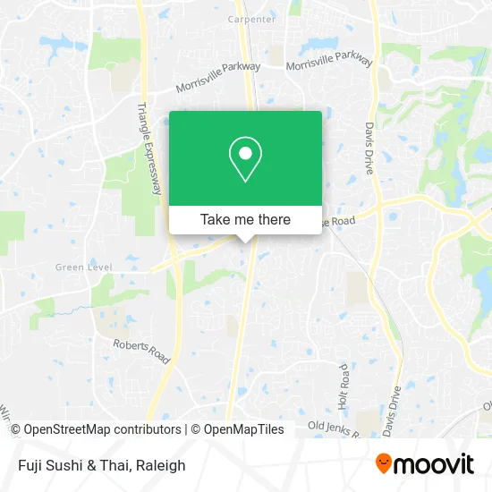 Fuji Sushi & Thai map