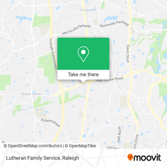 Lutheran Family Service map