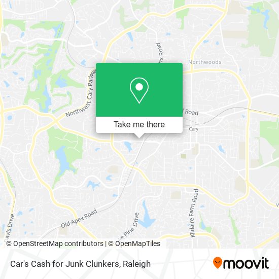 Car's Cash for Junk Clunkers map
