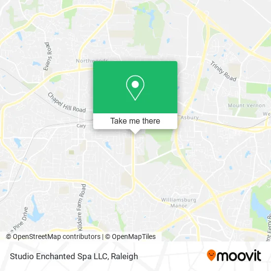 Studio Enchanted Spa LLC map