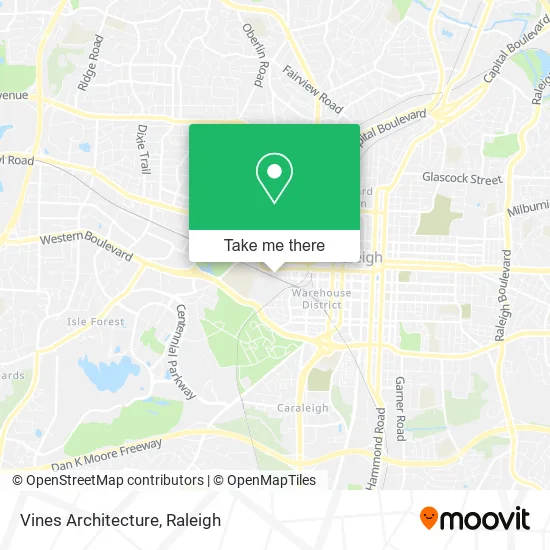 Vines Architecture map