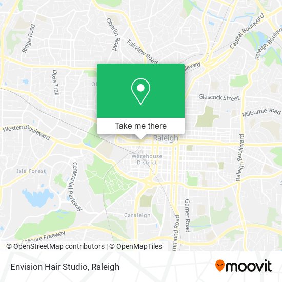 Mapa de Envision Hair Studio