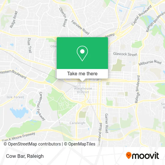 Cow Bar map
