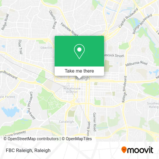FBC Raleigh map