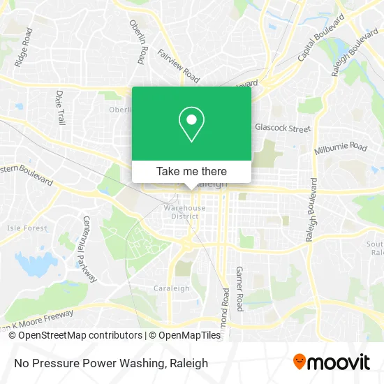 Mapa de No Pressure Power Washing