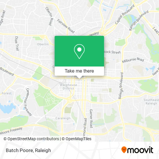Mapa de Batch Poore