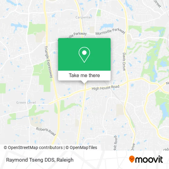 Raymond Tseng DDS map